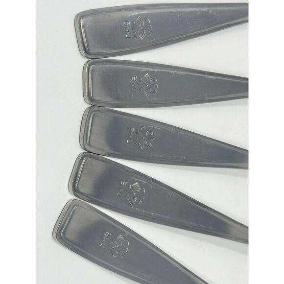 Schulze 66 BWU Germany Vintage Rare Stainless Steel Table Spoons 8.5” Set Of 5 - Picture 3 of 8